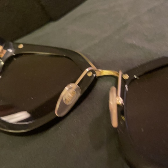 Prada Black and Gold Beaded Sunglasses Runway Spring Summer Collection - Picture 7 of 12